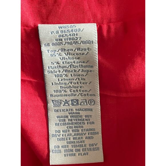 Boden LINEN & JERSEY DRESS - Picture 9 of 9